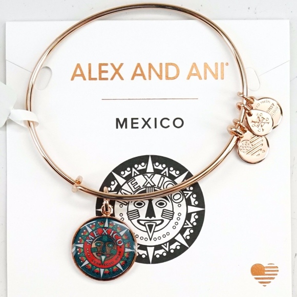 Alex and Ani Mexico Charm Bangle - Picture 1 of 1
